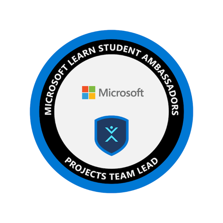 Microsoft Learn Student Ambassadors Projects Team Lead Badge Team Lead des projets Microsoft Learn Student Ambassadors